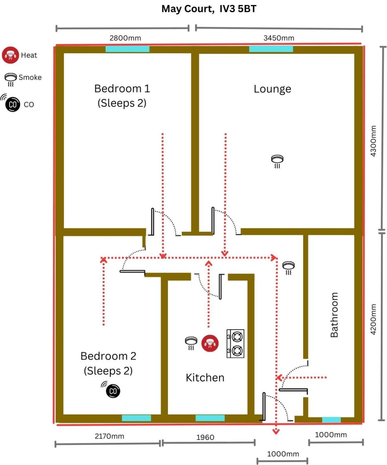 2 Bed Central Ness Apart - May Court Inverness Ngoại thất bức ảnh